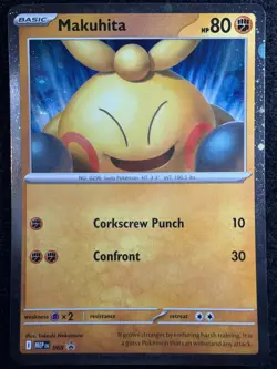 Makuhita (Cosmos Holo) MEP 068 Mega Evolution Promo Pokemon NM - Image 2