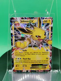 Jolteon EX 28/83 Generations Holo Rare 2016 English Pokemon Card TCG - Image 1