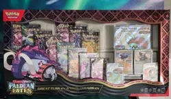 Pokemon TCG Paldean Fates Great Tusk Iron Treads ex Premium Collection - Image 1
