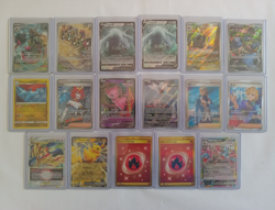 Pokemon TCG 17 Card Mixed Lot Scarlet & Violet Full Art Foil English Lugia V - Image 1