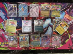 Pokemon Mega Charizard X ex UPC Box and Phantasmal Flames Card Lot - Toxtricity - Image 1