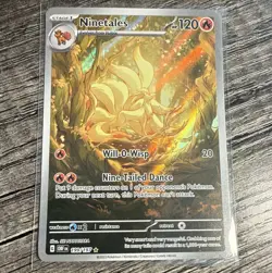 NINETALES POKEMON TCG SV03 OBSIDIAN FLAMES IR HOLO 199/197 120 HP EN 2023 - Image 1
