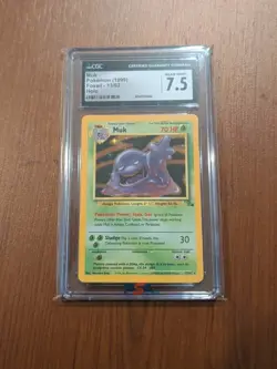 Muk CGC Near Mint 7.5 Pokemon (1999) Fossil 13/62 Holo - Image 1