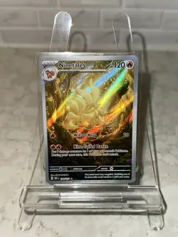 Ninetales 199/197 SV03 Obsidian Flames Illustration Rare Full Art Holo English - Image 1