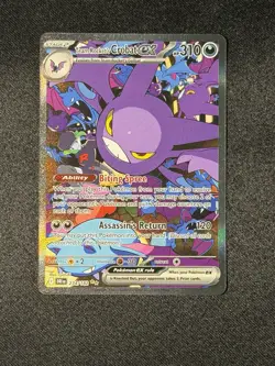 Team Rocket's Crobat ex 234/182 Destined Rivals Ultra Rare Full Art Holo Eng - Image 1
