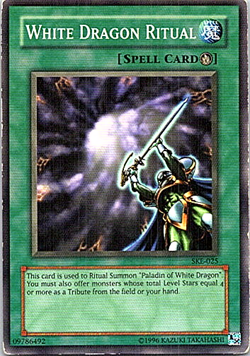 White Dragon Ritual SKE-025 Yu-Gi-Oh! Heavy Play Unlimited - Image 1