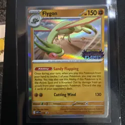 Pokemon TCG - Flygon MEP 016 Phantasmal Flames Stamped Prerelease Promo - Image 1