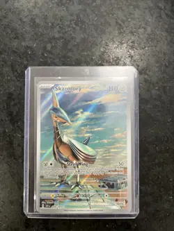 Pokemon TCG Skarmory 209/191 Surging Sparks Illustration Rare Holo - Image 1