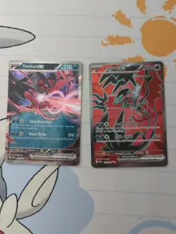 2x Pokemon TCG Yveltal ex 053/088 and Full Art 105/088 Perfect Order NM - Image 1