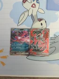 2x Pokemon TCG Yveltal ex 053/088 and Full Art 105/088 Perfect Order NM - Image 2