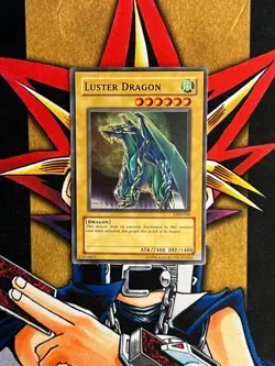 LOD-050 Luster Dragon Super Rare Unlimited Edition LP Yugioh - Image 1