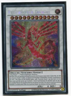 Yu-Gi-Oh! Feuerroter Drache Secret Rare RA04-DE061 - Image 1