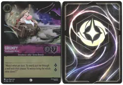 Disney Lorcana TCG Grumpy - Soreheaded Miner 41/204 Foil Wilds Unknown - Image 3