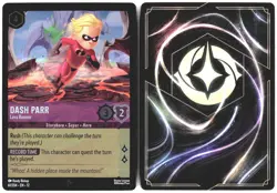Disney Lorcana TCG Dash Parr Lava Runner 61/204 Foil Wilds Unknown - Image 3