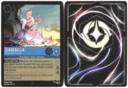 Disney Lorcana TCG Cinderella Resourceful Traveler 155/204 Foil Wilds Unknown - Image 3