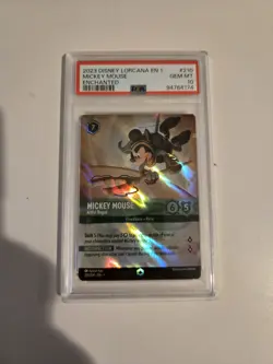 2023 DISNEY LORCANA EN 1-THE FIRST CHAPTER MICKEY MOUSE - ARTFUL ROGUE PSA 10 - Image 1