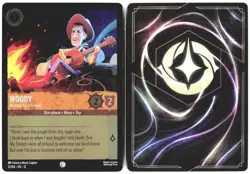 Disney Lorcana TCG Woody Waiting For a Friend 3/204 Foil Wilds Unknown - Image 3