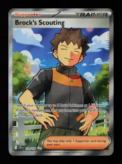 Brock's Scouting 179/159 Ultra Rare Journey Together Pokemon Cards - Image 1