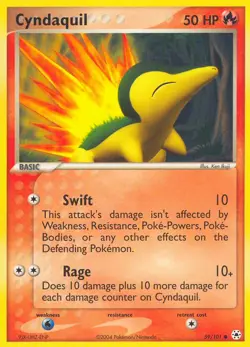 Cyndaquil 59/101 Common | Hidden Legends | Pokemon Card - Image 1