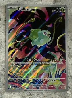 Pokemon TCG Bulbasaur Holo Rare Card 133/132 Perfect Condition Short Print - Image 1