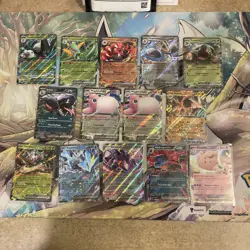 SV Pokemon Holo EX Card Lot of 14, English NM - Kyurem Incineroar Golem Arbok - Image 1