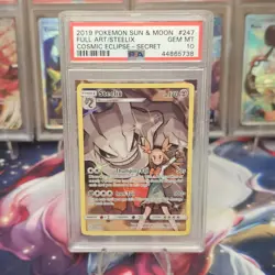 PSA 10 GEM MINT Steelix 247 / 236 Cosmic Eclipse Pokemon TCG Graded Card - Image 1
