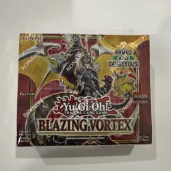 YUGIOH! Blazing Vortex 1st Edition Booster Box Sealed - Image 1