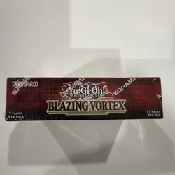YUGIOH! Blazing Vortex 1st Edition Booster Box Sealed - Image 2