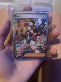 Pokemon Hilda Trainer Card SAR 171/086 SV11W White Flare Mint Condition English - Image 1