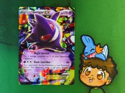 Gengar EX Ultra Rare XY - Phantom Forces 34/119 NM Holo Pokemon Card TCG - Image 1