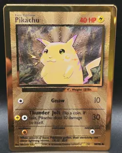 Pikachu - (Celebrations Metal Card) 058/102 Miscellaneous Cards & Products Holo - Image 1