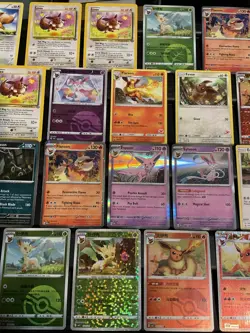 (30) EEVEE CARDS LOT VTG GLACEON LEAFEON ESPEON JOLTEON EVOLUTION Holo 🤩 - Image 3