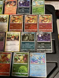 (30) EEVEE CARDS LOT VTG GLACEON LEAFEON ESPEON JOLTEON EVOLUTION Holo 🤩 - Image 5