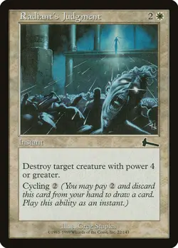 MTG Radiant's Judgment ** Urza's Legacy ** English (NM) - Image 1