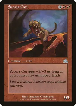 MTG Scoria Cat ** Prophecy ** English (NM) - Image 1