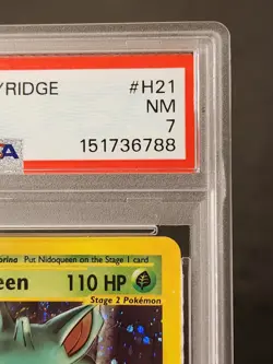 Nidoqueen H21/H32 Skyridge Holo Foil Ultra Rare Pokemon TCG Nintendo PSA 7 Htf - Image 3
