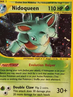 Nidoqueen H21/H32 Skyridge Holo Foil Ultra Rare Pokemon TCG Nintendo PSA 7 Htf - Image 4