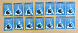 Lot of 14 Vintage 1999 Pokemon TCG Base Set Water Energy LP 102/102 - Image 1