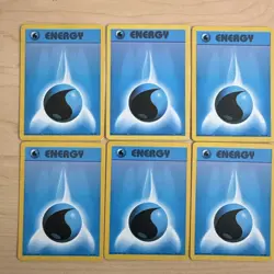 Lot of 14 Vintage 1999 Pokemon TCG Base Set Water Energy LP 102/102 - Image 4