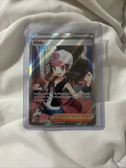 Pokemon Hilda 164/086 Sv: White Flare Ultra Rare Holo Full Art Trainer Card NM - Image 1