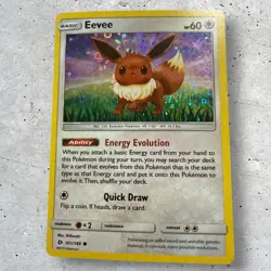 2017 Pokemon Sun & Moon Eevee 101/149 Holo General Mills Promo MNM/LP - Image 1