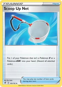 Scoop Up Net 165/192 Uncommon | Rebel Clash | Pokemon Card - Image 1