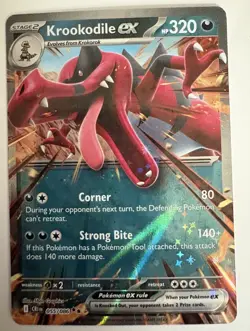Pokemon TCG Krookodile Ex Chaos Rising 055/086 - Image 1