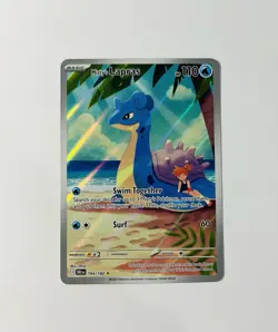 Misty's Lapras 194/182 SV10: Destined Rivals Illustration Rare Pokemon Tcg - Image 1