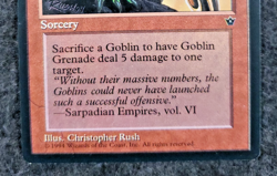 Goblin Grenade (#116) - Fallen Empires Regular Never played MTG Card (DS3D1K8) - Image 5