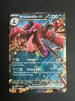 Pokemon TCG: Krookodile Ex 055/086 - Chaos Rising (stock# C78) - Image 1