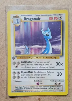 POKEMON Dragonair 18/102 Base Set 1st Edition PT - Image 1