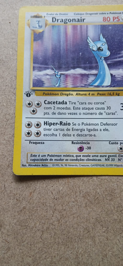 POKEMON Dragonair 18/102 Base Set 1st Edition PT - Image 2