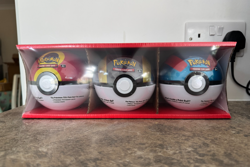 Pokemon TCG - Pokeball Tins 3-Pack (Costco Exclusive) - New and Sealed - Image 1