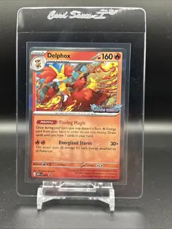 Delphox 013/086 Stamped Chaos Rising Cosmos Holo Promo Pokemon TCG NM - Image 1